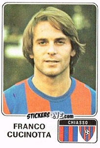 Cromo Franco Cucinotta - Football Switzerland 1978-1979 n. 63 - Panini