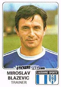 Sticker Miroslav Blazevic - Football Switzerland 1978-1979 n. 70 - Panini