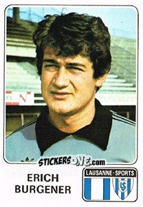 Sticker Erich Burgener - Football Switzerland 1978-1979 - Panini