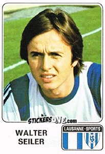 Figurina Walter Seiler - Football Switzerland 1978-1979 n. 80 - Panini
