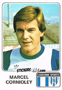 Sticker Marcel Cornioley - Football Switzerland 1978-1979 n. 81 - Panini