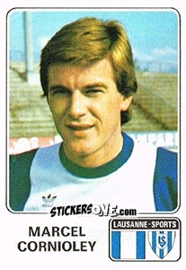 Figurina Marcel Cornioley - Football Switzerland 1978-1979 - Panini