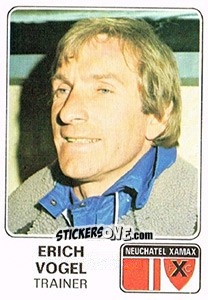 Sticker Erich Vogel - Football Switzerland 1978-1979 - Panini