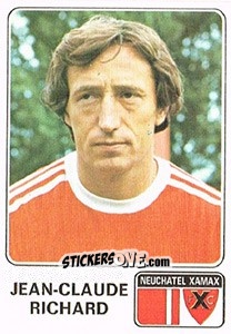 Sticker Jean-Claude Richard - Football Switzerland 1978-1979 n. 93 - Panini