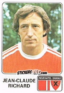 Cromo Jean-Claude Richard - Football Switzerland 1978-1979 - Panini