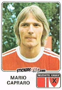 Sticker Mario Capraro - Football Switzerland 1978-1979 - Panini