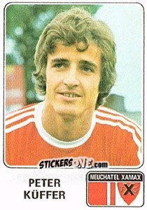 Sticker Peter Kuffer - Football Switzerland 1978-1979 - Panini