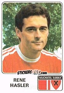 Cromo Rene Hasler - Football Switzerland 1978-1979 - Panini