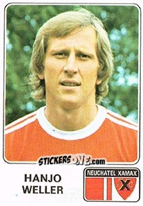 Sticker Hanjo Weller - Football Switzerland 1978-1979 - Panini