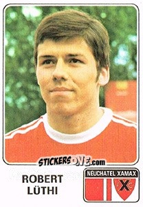 Cromo Robert Luthi - Football Switzerland 1978-1979 - Panini