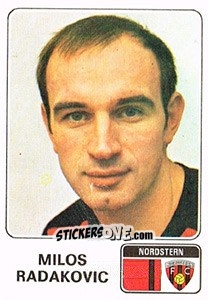 Sticker Milos Radakovic