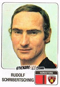 Cromo Rudolf Schribertschnig - Football Switzerland 1978-1979 - Panini