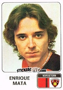 Sticker Enrique Mata - Football Switzerland 1978-1979 n. 116 - Panini