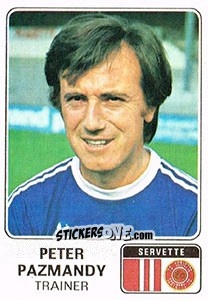 Sticker Peter Pazmandy - Football Switzerland 1978-1979 - Panini