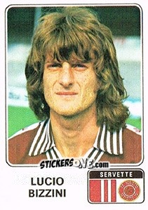 Sticker Lucio Bizzini - Football Switzerland 1978-1979 - Panini