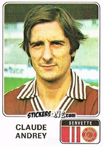 Cromo Claude Andrey - Football Switzerland 1978-1979 - Panini