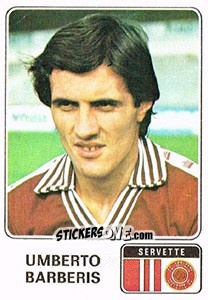 Sticker Umberto Barberis - Football Switzerland 1978-1979 n. 138 - Panini