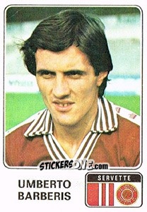 Cromo Umberto Barberis - Football Switzerland 1978-1979 - Panini