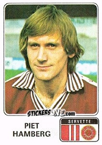 Sticker Piet Hamberg - Football Switzerland 1978-1979 n. 142 - Panini