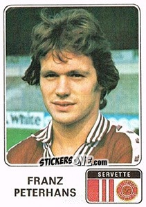 Sticker Franz Peterhans - Football Switzerland 1978-1979 - Panini