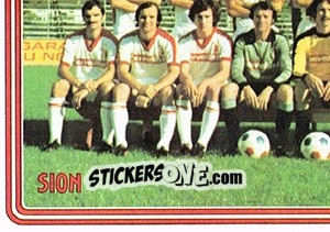 Figurina Team - Football Switzerland 1978-1979 n. 148 - Panini