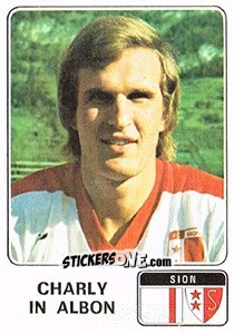 Figurina Charly in Albon - Football Switzerland 1978-1979 - Panini