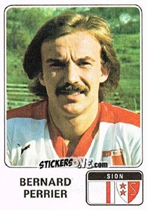 Sticker Bernard Perrier - Football Switzerland 1978-1979 - Panini