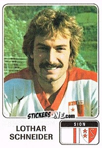 Figurina Lothar Schneider - Football Switzerland 1978-1979 - Panini