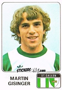 Figurina Martin Gisinger - Football Switzerland 1978-1979 n. 174 - Panini