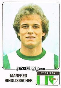 Figurina Manfred Rindlisbacher - Football Switzerland 1978-1979 n. 179 - Panini