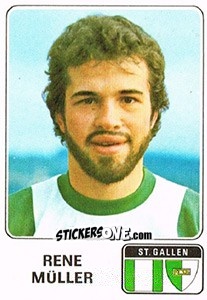 Figurina Rene Muller - Football Switzerland 1978-1979 n. 184 - Panini