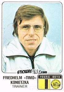 Sticker Friedhelm Konietzka - Football Switzerland 1978-1979 - Panini