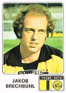 Sticker Jakob Brechbuhl - Football Switzerland 1978-1979 n. 193 - Panini