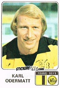 Sticker Karl Odermatt - Football Switzerland 1978-1979 n. 196 - Panini