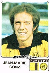 Sticker Jaean-Marie Conz - Football Switzerland 1978-1979 n. 197 - Panini
