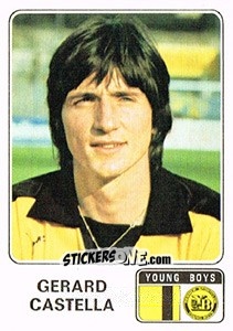 Sticker Gerard Castella - Football Switzerland 1978-1979 n. 198 - Panini
