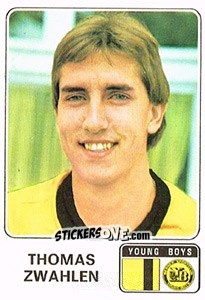 Sticker Thomas Zwahlen - Football Switzerland 1978-1979 n. 201 - Panini