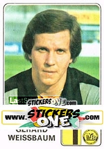 Sticker Gerard Weissbaum - Football Switzerland 1978-1979 - Panini
