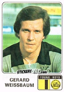 Sticker Gerard Weissbaum - Football Switzerland 1978-1979 n. 204 - Panini