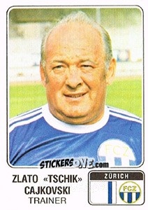 Figurina Zlato Cajkovski - Football Switzerland 1978-1979 n. 210 - Panini