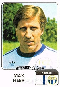 Figurina Max Heer - Football Switzerland 1978-1979 n. 213 - Panini