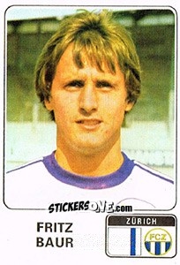 Sticker Fritz Baur