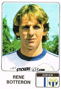 Sticker Rene Botteron - Football Switzerland 1978-1979 n. 220 - Panini