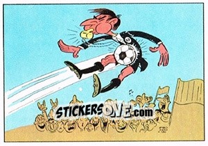 Sticker Cartoon - Football Switzerland 1978-1979 - Panini