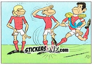 Sticker Cartoon - Football Switzerland 1978-1979 n. 228 - Panini