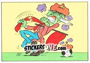 Sticker Cartoon - Football Switzerland 1978-1979 n. 229 - Panini
