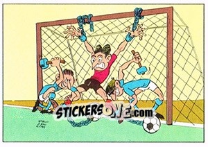 Sticker Cartoon - Football Switzerland 1978-1979 n. 231 - Panini