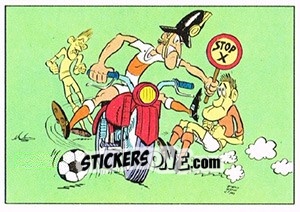 Sticker Cartoon - Football Switzerland 1978-1979 n. 232 - Panini