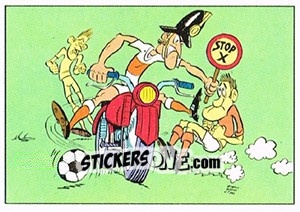 Sticker Cartoon - Football Switzerland 1978-1979 - Panini