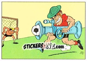 Sticker Cartoon - Football Switzerland 1978-1979 - Panini